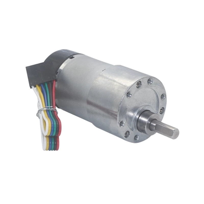 高いトルクの保護風変りなシャフトギア モーター1600rpm 37mmホール エンコーダーの帽子