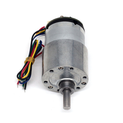 12v DCモーターエンコーダー JGB37-520B 37mmブラシモーター 12v ヴォルトブラシギア