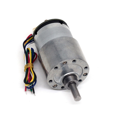 12v DCモーターエンコーダー JGB37-520B 37mmブラシモーター 12v ヴォルトブラシギア