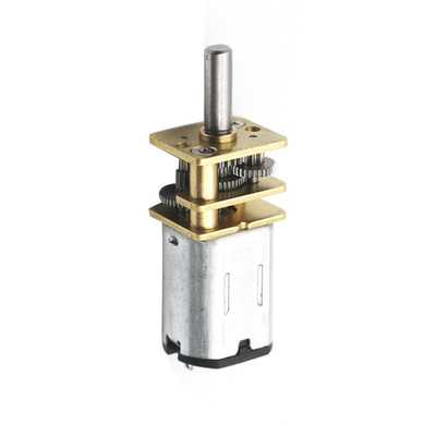 12mm ブラシ付き直流ギアモーター 1000:1 ミニチュア直流低速モーター 6V