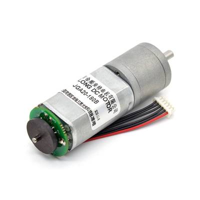 小型エンコーダー DCギアモーター JGA20-180B 12V 258RPM 1:31 マイクロモーター エンコーダー DCモーターブラシ
