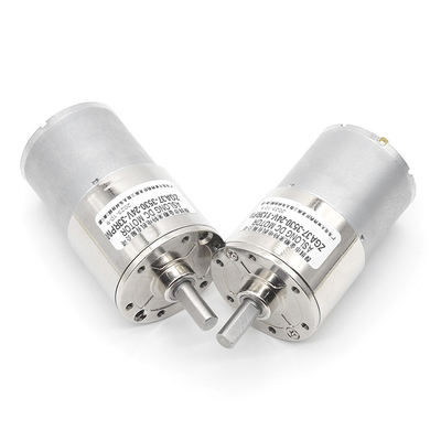 ミニ直流ギアモーター 37mm ZGA37-3530 12V 24V 中央出力ギアボックス 低速モーター