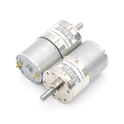 ミニ直流ギアモーター 37mm ZGA37-3530 12V 24V 中央出力ギアボックス 低速モーター